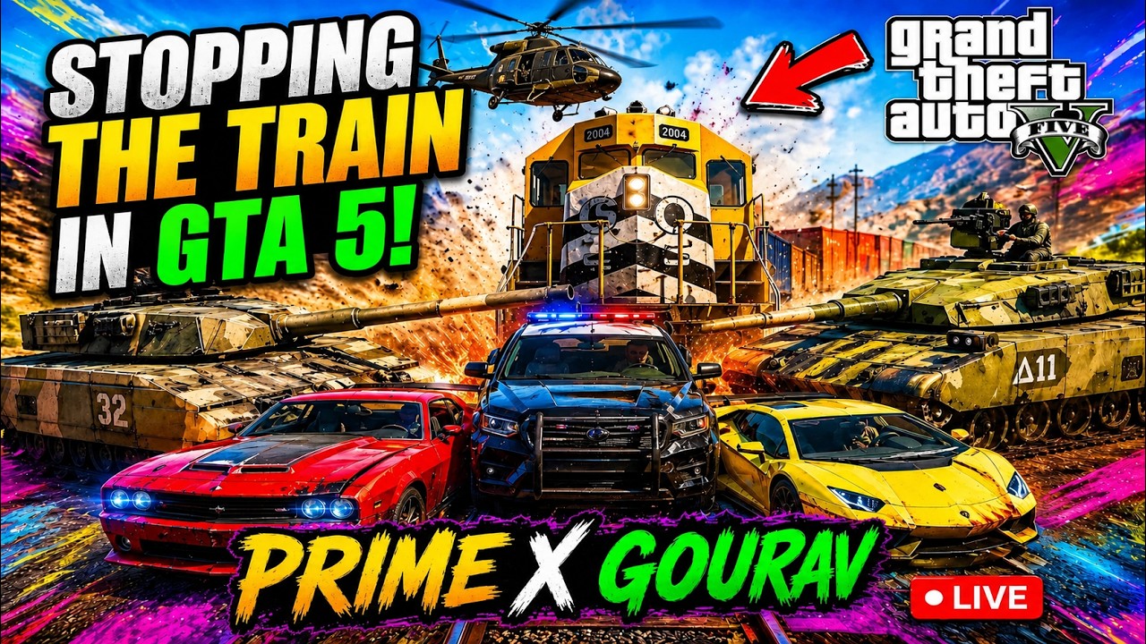 🔥 GTA 5 LIVE 🔴 Crazy Missions & Funny Moments | PRIME X GOURAV