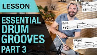 Essential Drum Grooves Part 3 | Drum Lesson | Samba, Swing, Reggae & More | Thomann