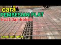 Cara pemasangan besi plat dak yang kuat