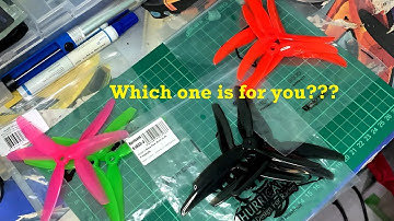 Ethix S3, Gemfan 51433, TMotor T4943 Comparison