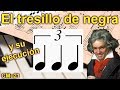 El tresillo de negra. Cómo leerlo y ejecutarlo. Lección musical 21. DINÁMICA. FÁCIL