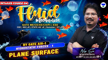 Plane Surfaces | Hydrostatic Forces 1 | Fluid Mechanics | #NEGIsir #AIR1 #NEGI10 #negisoldiers