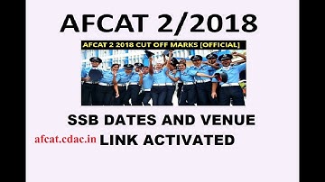 AFCAT 2/2018 AFSB SSB DATES AND VENUE LINK ACTIVATED I SSB STROKES l #ssb