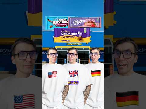 США vs Британия vs Германия: Топ 15 самых легендарных брендов шоколадок! #funny #chocolate #milka