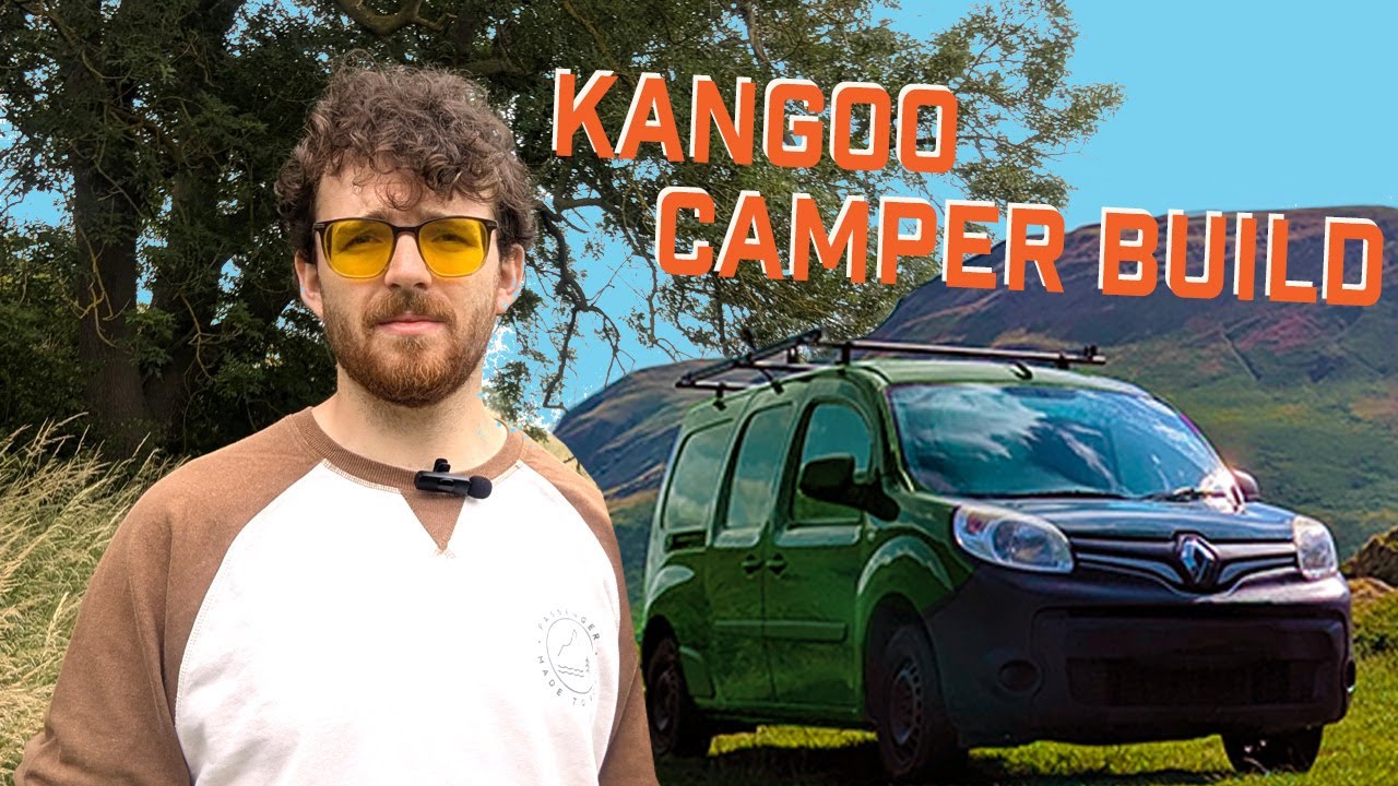Kangoo Campervan Conversion - DIY Pull-Out Kitchen and Fixed double bed in a Micro Camper