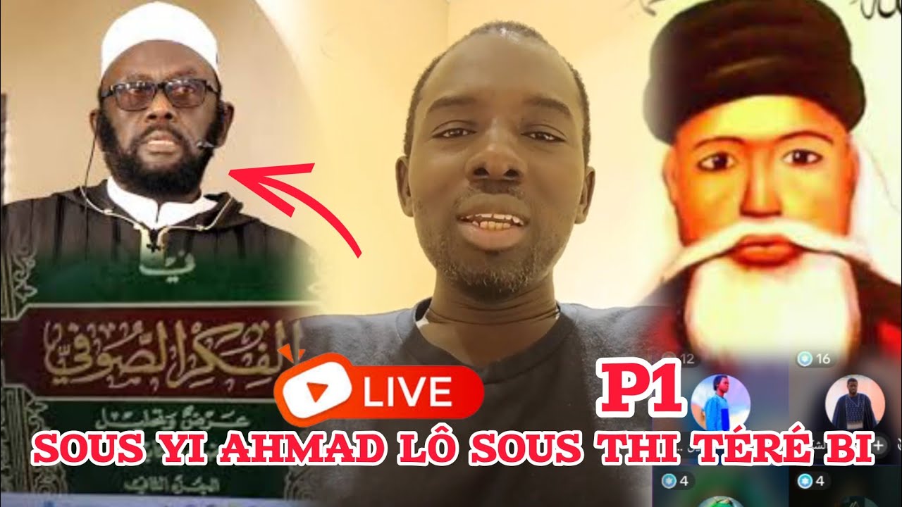 LIVE... TAKHISS SOUS YI DR AHMAD LÔ SOUSAL CHEIKH AHMAD TIDIANE CHERIF 
