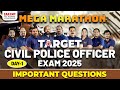 CIVIL POLICE OFFICER MEGA MARATHON DAY 1🔥CPO PYQ QUESTIONS | EXPECTED QUESTIONS &amp; ANSWER #psc