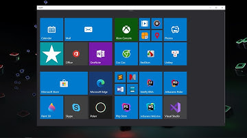 Universal Windows Platform (UWP): Windows 10 menu design