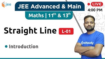 Introduction - Straight Line (L-01) | Maths by Vishnu Sir | JEE Main/Advanced