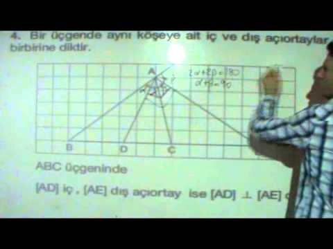 Üçgende Açıortay Konu Anlatımı – 5. Bölüm | Geometri