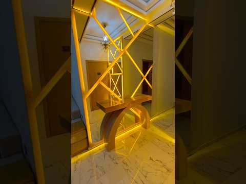 تغليف مدخال باب بمرآة مما يزده اناقة وجمالا للمزيد من التفاصيل 0668093850 ديكورات 