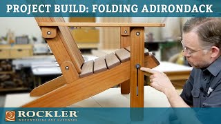 PROJECT BUILD: Folding Adirondack Chair
