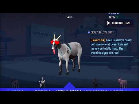How to get the Crazy In Love Goat in Mass Affection! Goat Simulator Waste Of Space