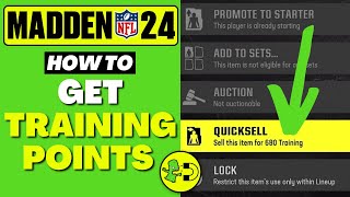 Madden 24 How to Get Training Points