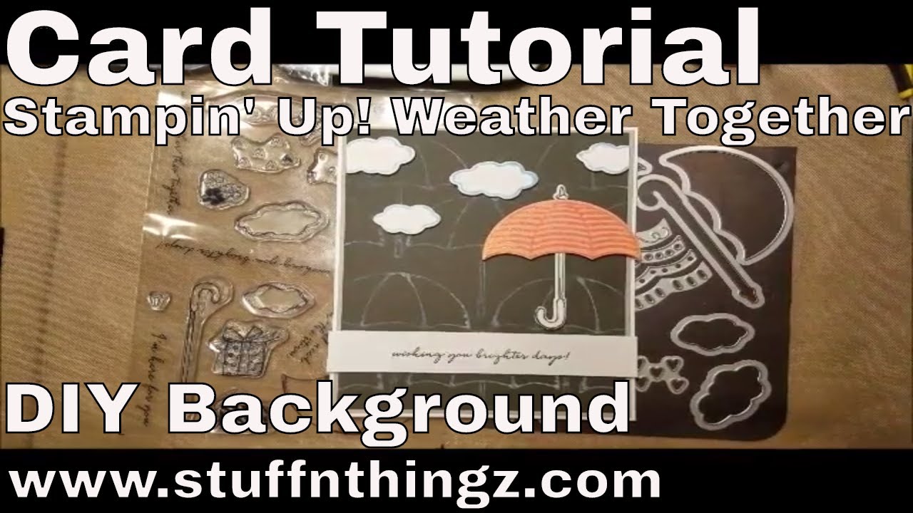 Tutorial - Making A Card With Stampin' Up Weather Together Bundle