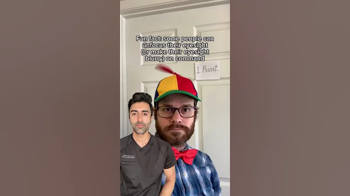 Are you able to make your vision blurry on demand? 👀