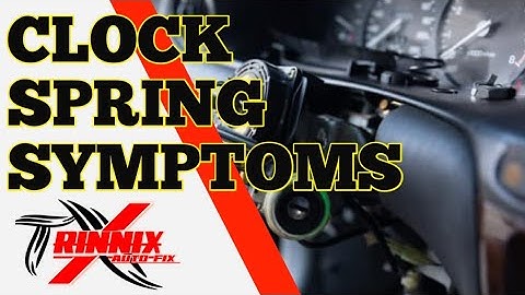 symptoms of a bad clock spring