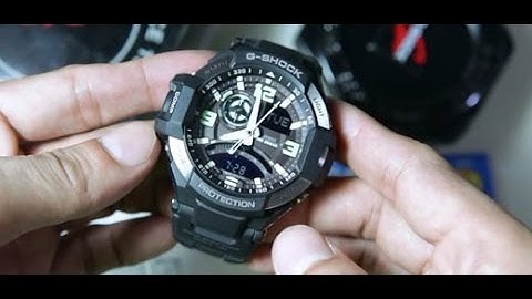 Casio G-shock Gravity Master GA-1000-1B With digital compass