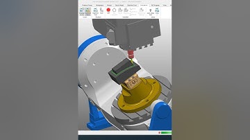PowerMill 5-Axis Simulation – Smooth multi-axis Toolpath #powermill #5axismachining #multiaxis #cnc