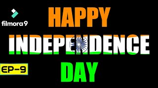 Happy Independence Day India II Liquid Text Filmora 9 tutorial II Whatsapp status screenshot 1