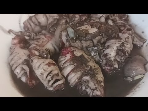 Adobong Pusit/Panlasang Pinoy #cooking #food @3s&Mom