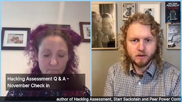 Hacking Assessment Q & A - November Check in