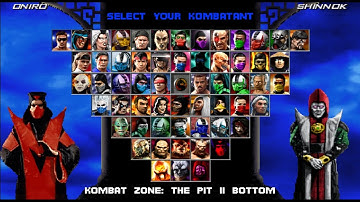 Mortal Kombat Project Ultimate Revitalized Reborn (Mugen) Opening intro | All Characters