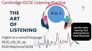 IGCSE Listening June 16/ 42      0510/s16/ 42     0510/May/June/16/42