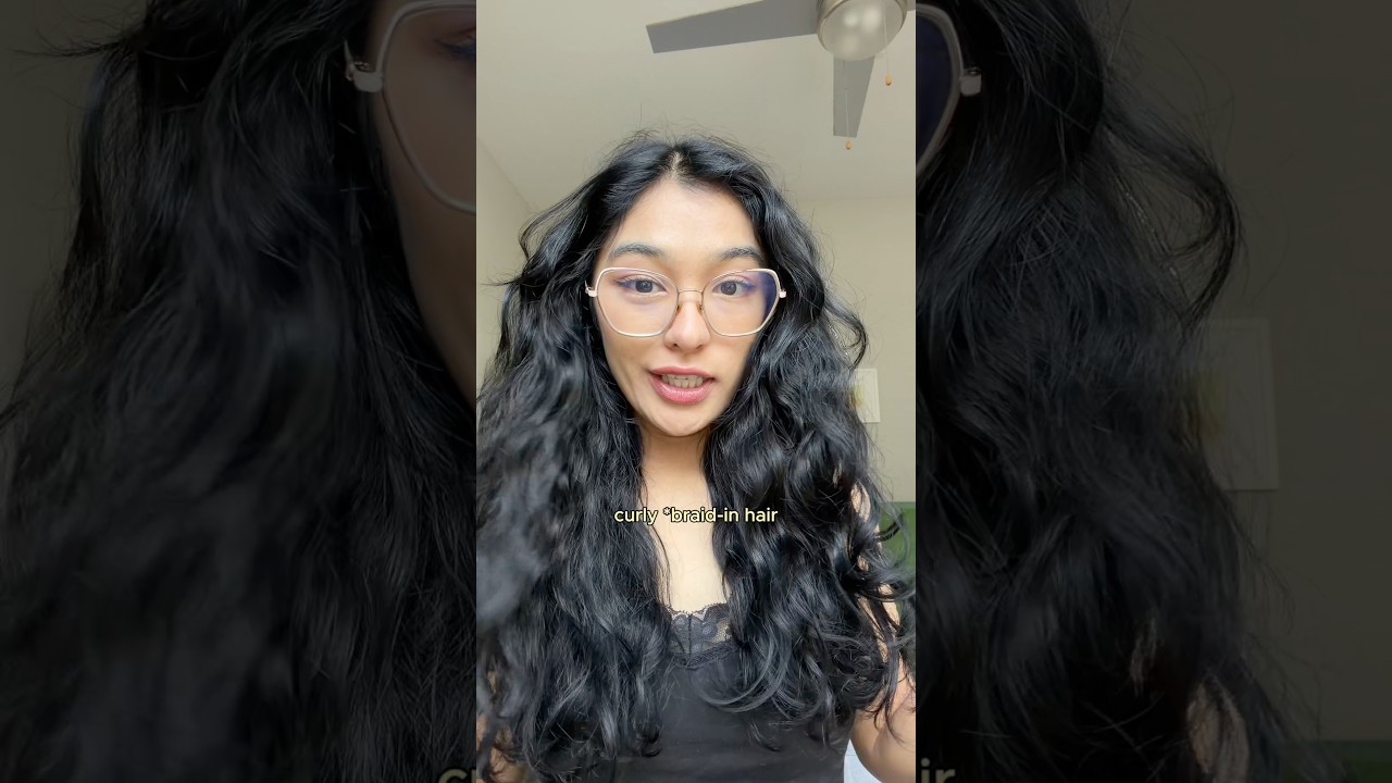 trying a CURLY HAIR ROUTINE for the FIRST TIME 😵‍💫