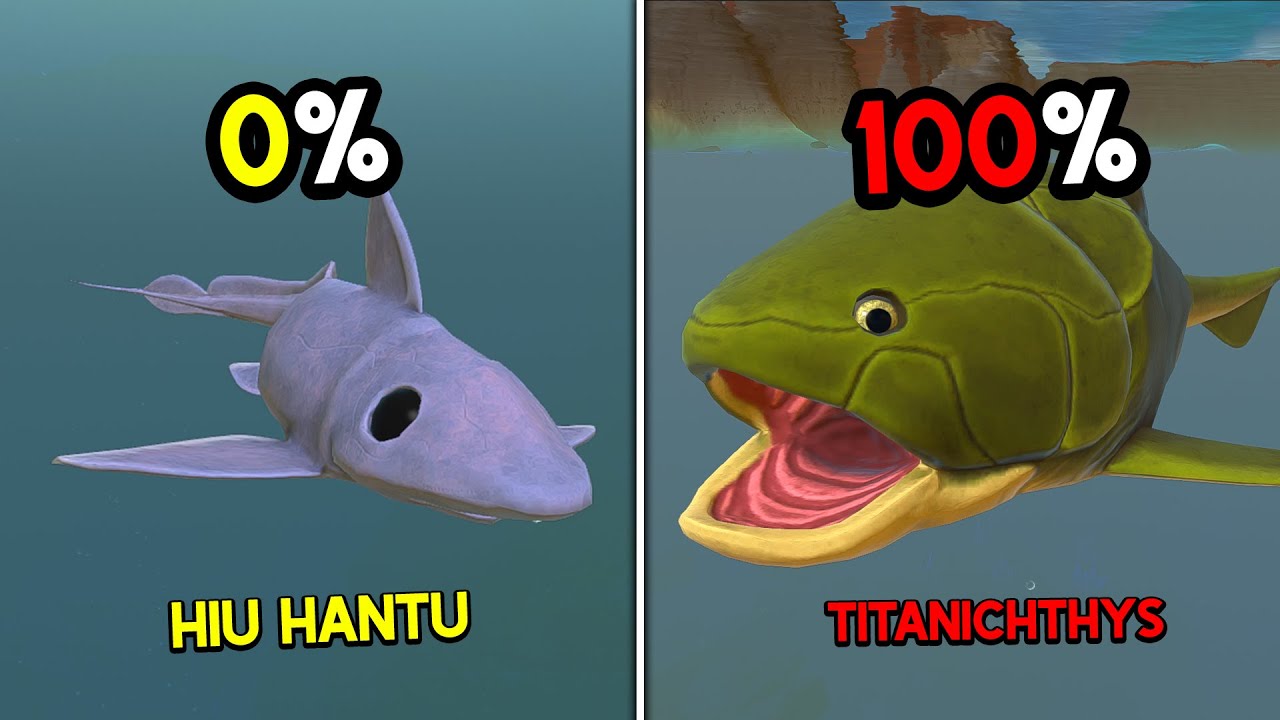 Gue Jadi Ikan HIU HANTU Sampai Dapat IKAN TITANICHTHYS PRASEJARAH... Feed And Grow Fish