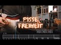 Freiheit Pisse Сover / Guitar Tab / Lesson / Tutorial