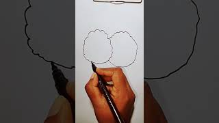 Cute cotton candy easy drawing #shorts #youtube shorts #viral shorts