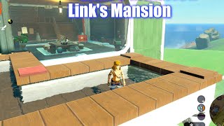 Building a Mansion with Pool - Zelda Tears of the Kingdom