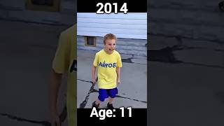 The Famous Kid: 2014 vs 2021 😱#shorts #nastalgia #evolution #memes