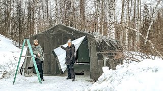 Alaska can be Hard on Equipment-We Need a Garage! | Winter Projects-Pop up ShelterLogic Garage!🛠️