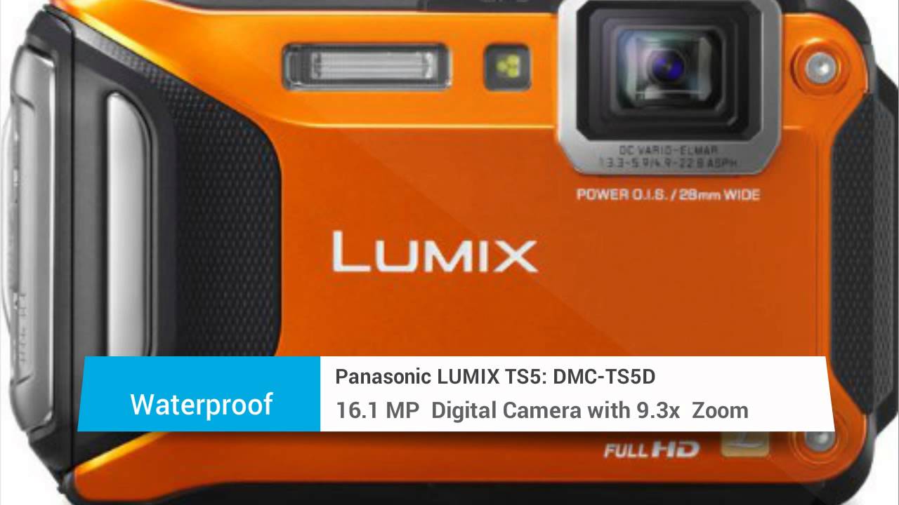 Panasonic LUMIX TS25 WiFi Enabled GoAnywhere Tough Camera DMCTS5D