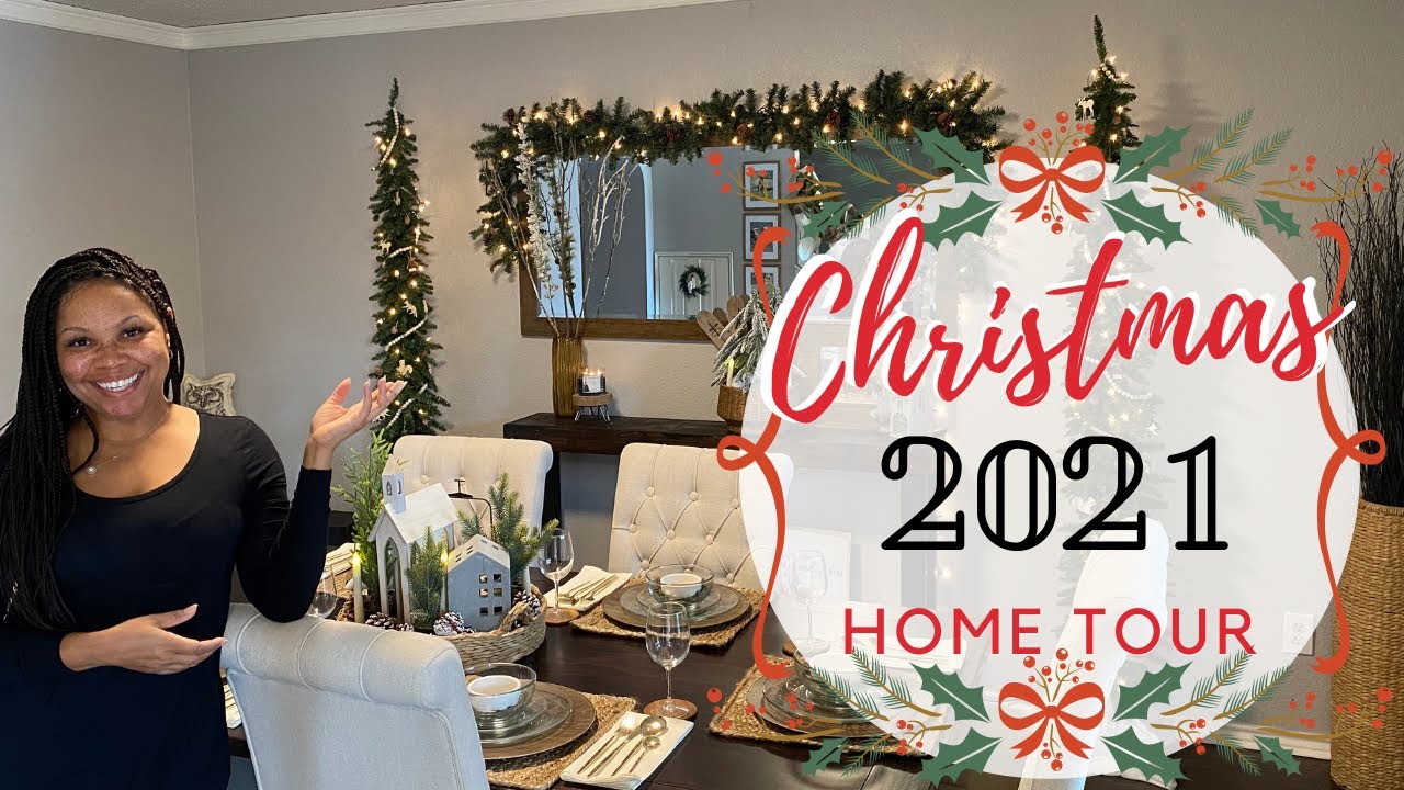 Christmas Home Tour 2021 Christmas Dining Room Decor 2021 Cozy