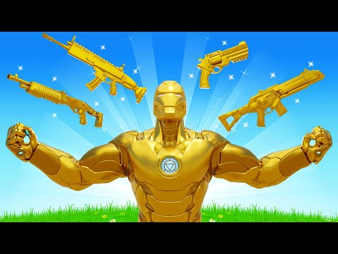 The GOLD IRON MAN Challenge in Fortnite!