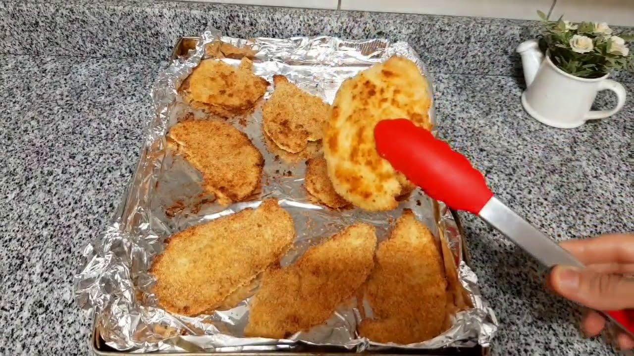 البانيه الصحي غير مقلي  بدون نشويات #للكيتو دايت