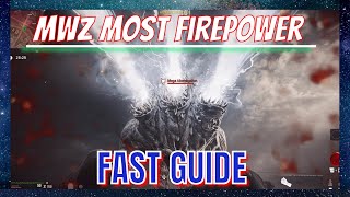 MWZ How to complete *MOST FIREPOWER* Act 3, Tier 2 Mission!!