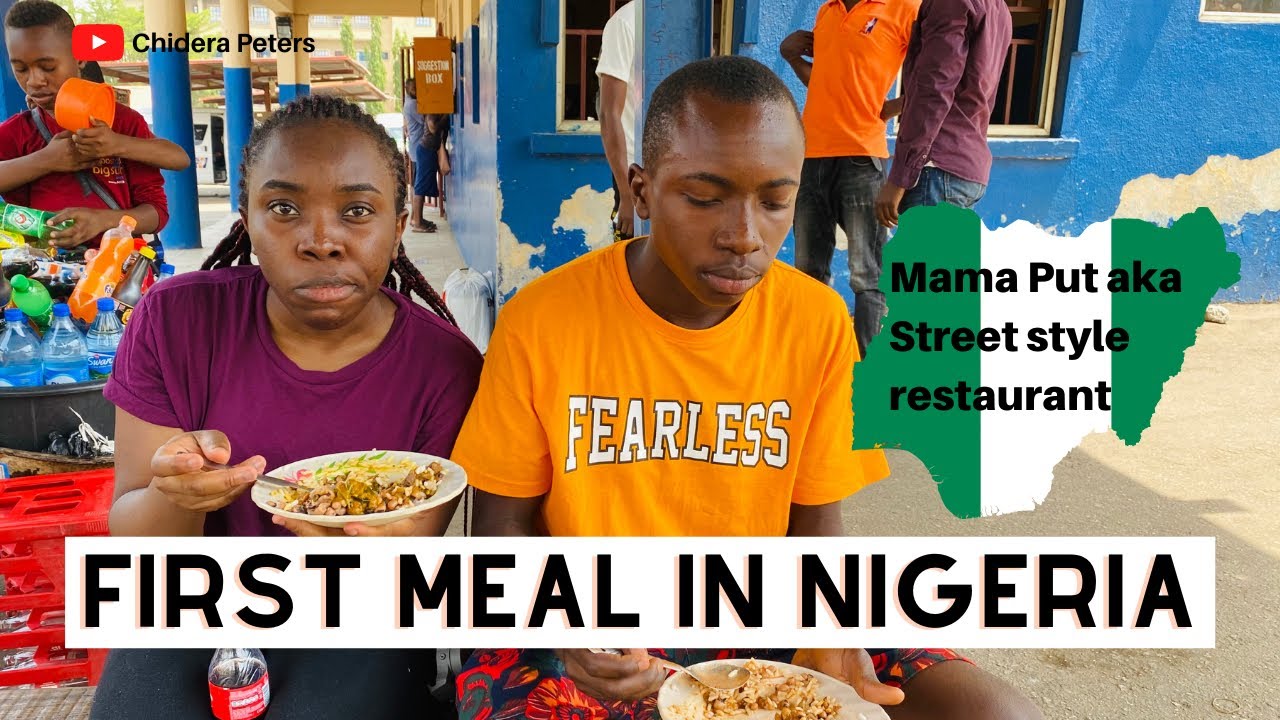 Nigerian Street Food aka Mama Put 01 | Popular Morning street food - Abuja Nigeria
