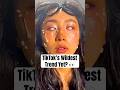 TikTok's Wildest Trend Yet? #shorts #hotgluemakeup #beautytrend