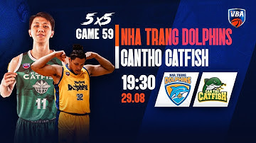 🔴 Livestream Nha Trang Dolphins - Cantho Catfish | Giải bóng rổ chuyên nghiệp Việt Nam - VBA 2023