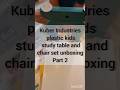 plastic kids study table and chair #kidsstudytable #studytable  #chair #table #review #unboxing