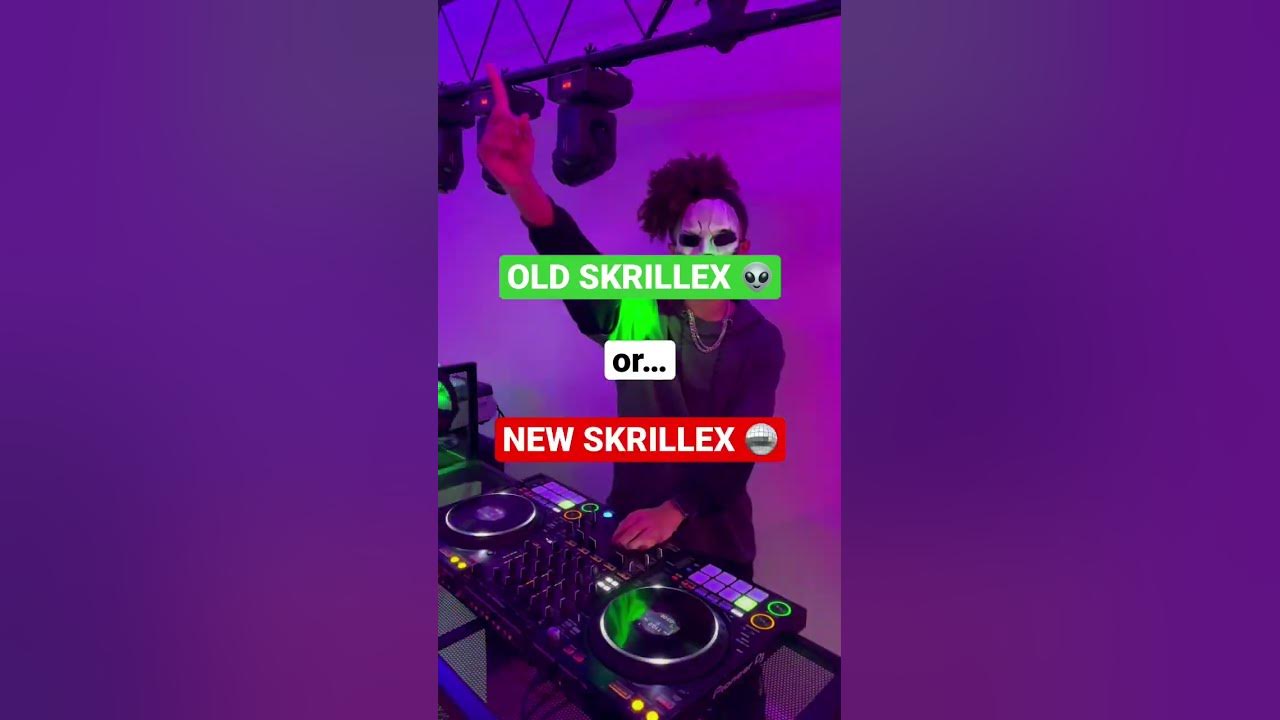 Old Skrillex or New Skrillex? 😱 #shorts #dj