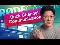 How To Set Up Back Channel Communication on RØDECaster Pro II &amp; Duo