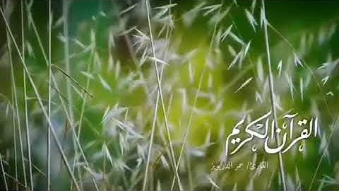 ‏عطر مسامعك 🌿💜 ‏" إنما نملي لهم ليزدادوا إثما "..  ‏القارئ : عمر الدريويز