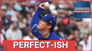 DODGERS POSTCAST: Yamamoto brilliant for 8 no-hit innings surrenders a solo home run in the 9th