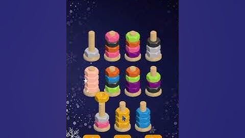 Nut Sort | Color Puzzle Games 2025 | Level 55 | Mobile Games