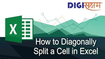 #Excel Tips & Tricks | How to diagonally split a cell in Excel